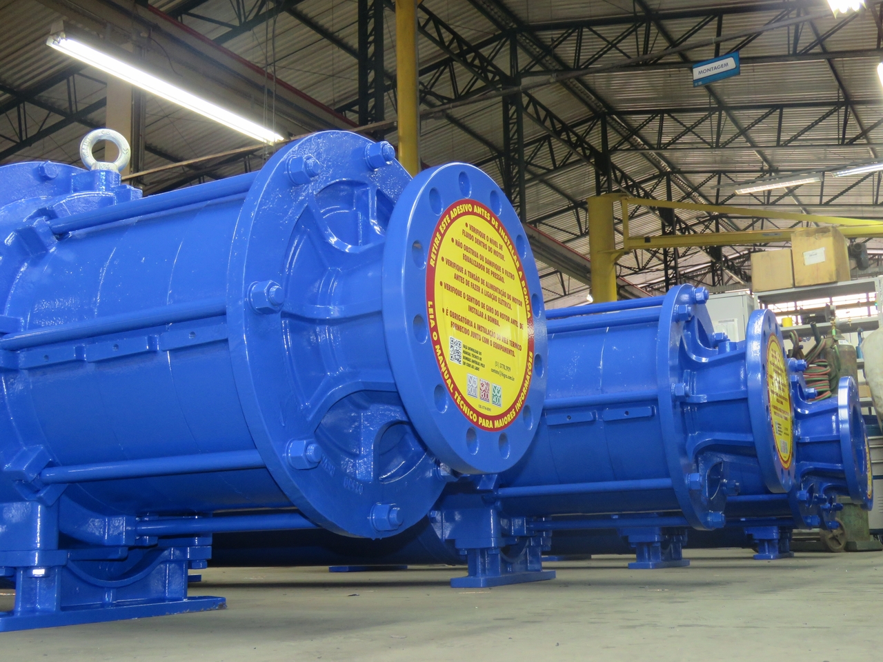 Bomba de rápida instalação