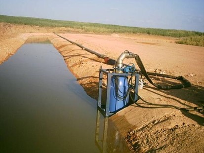 Bomba Parcialmente Afogada - Irrigação