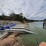 Sistema de captação para irrigação com bomba anfíbia HIGRA