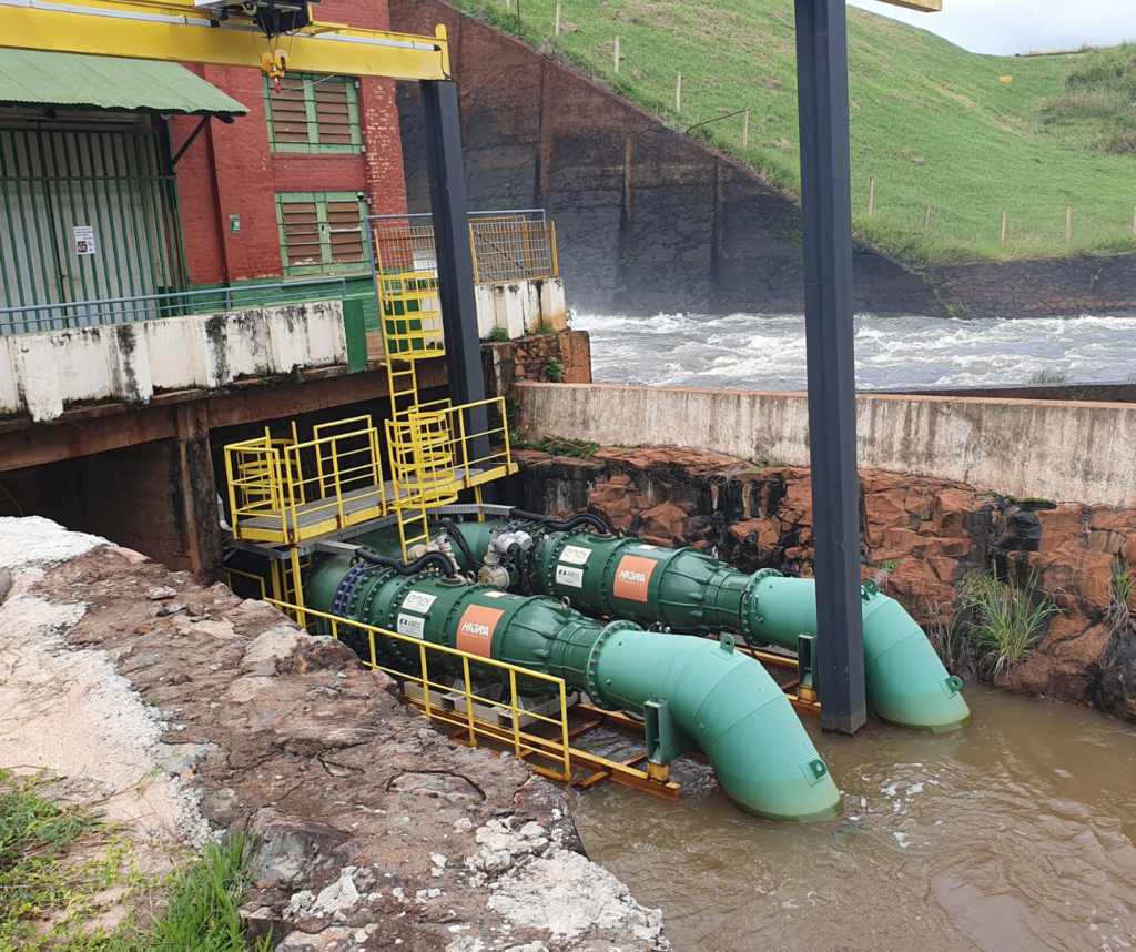 Geração de Energia e a água como base da nova matriz energética sustentável 1 Geração de Energia e a água como base da nova matriz energética sustentável TGA HIGRA em instalação da ENEL