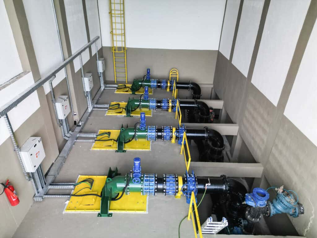 Retrofit CAERN — substituição de eixo vertical por bombas anfíbias HIGRA em Extremoz RN
