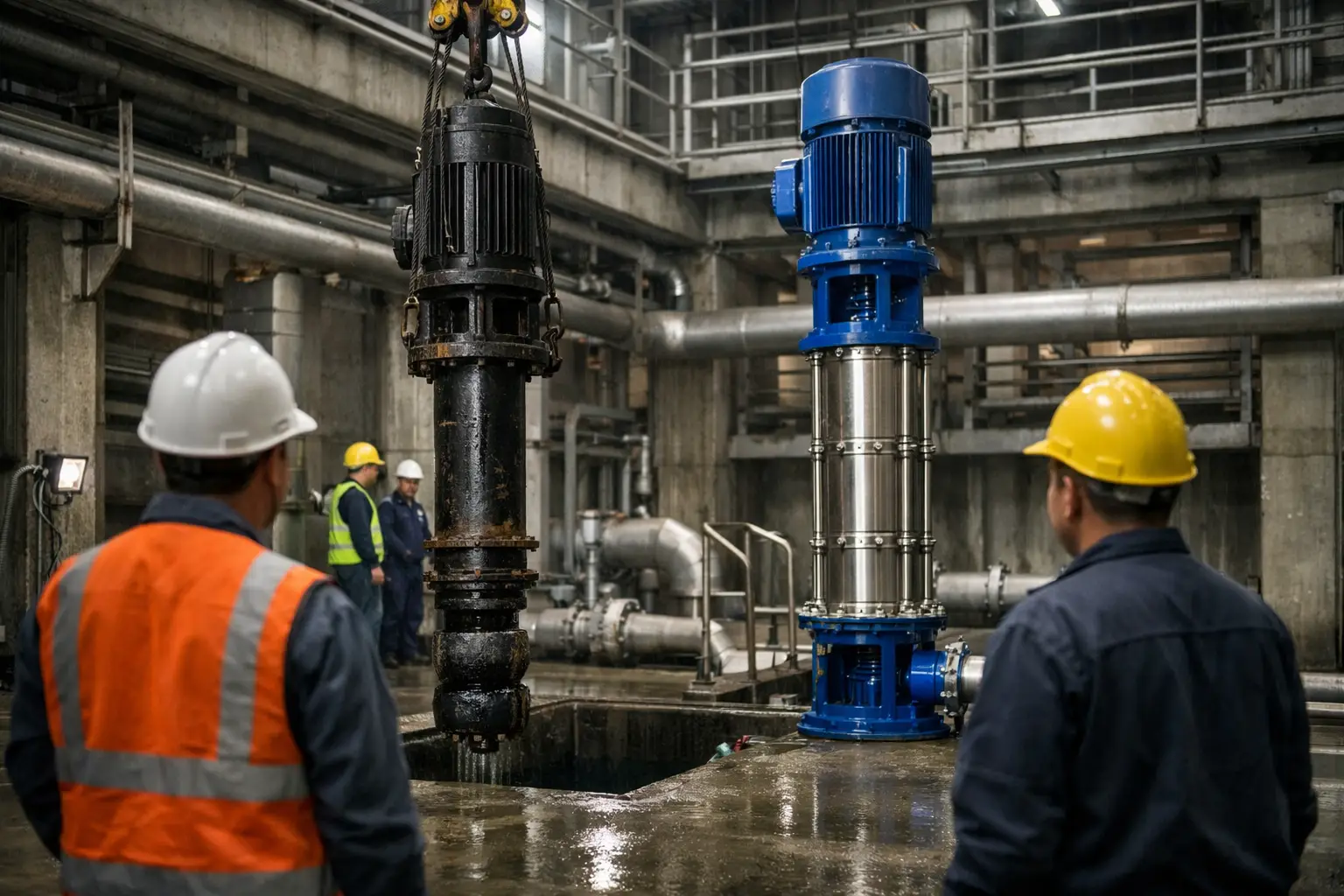 Substituição de bomba eixo vertical: vale a pena?